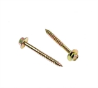 Hex washer Head Self Tapping Screw Yellow Zinc Plated With Type 17